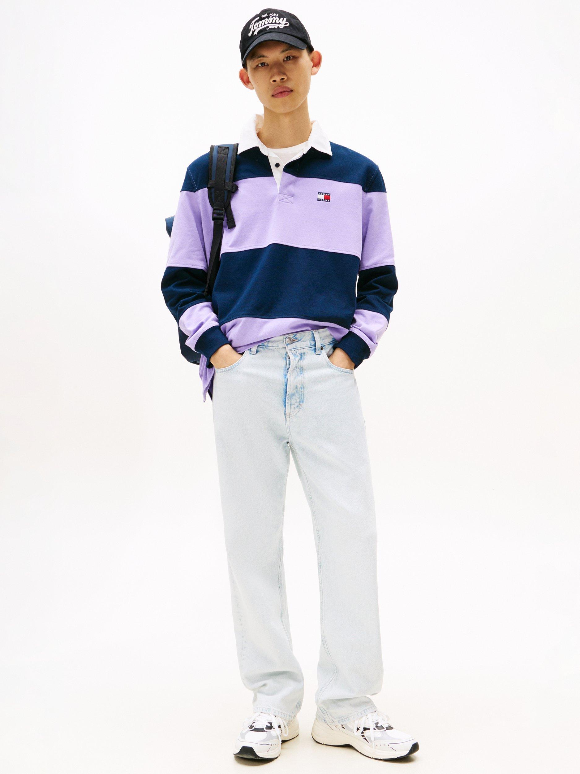 Product image 3 of 5, which shows Tommy Jeans Otis Regular Fit Straight Leg Jeans, Light Blue, 30R