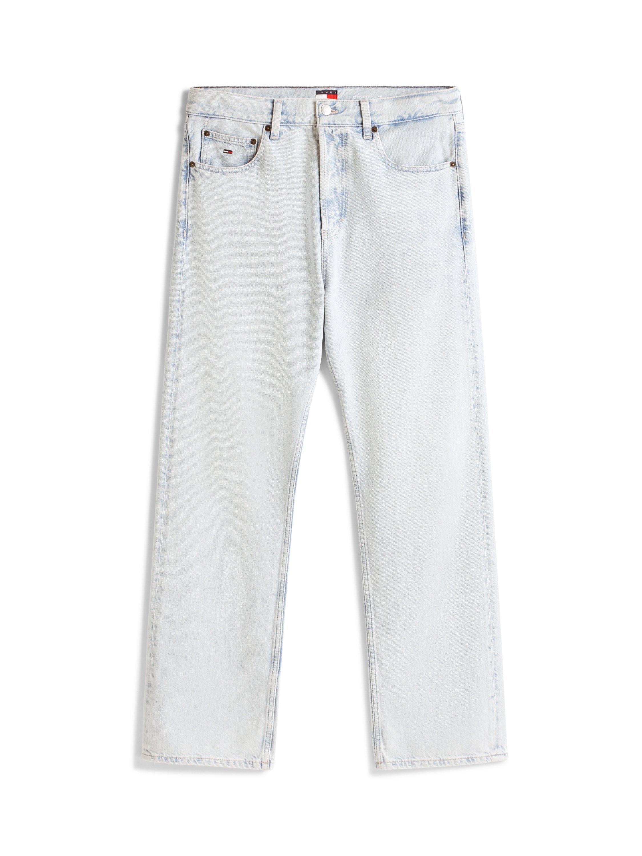 Product image 5 of 5, which shows Tommy Jeans Otis Regular Fit Straight Leg Jeans, Light Blue, 30R