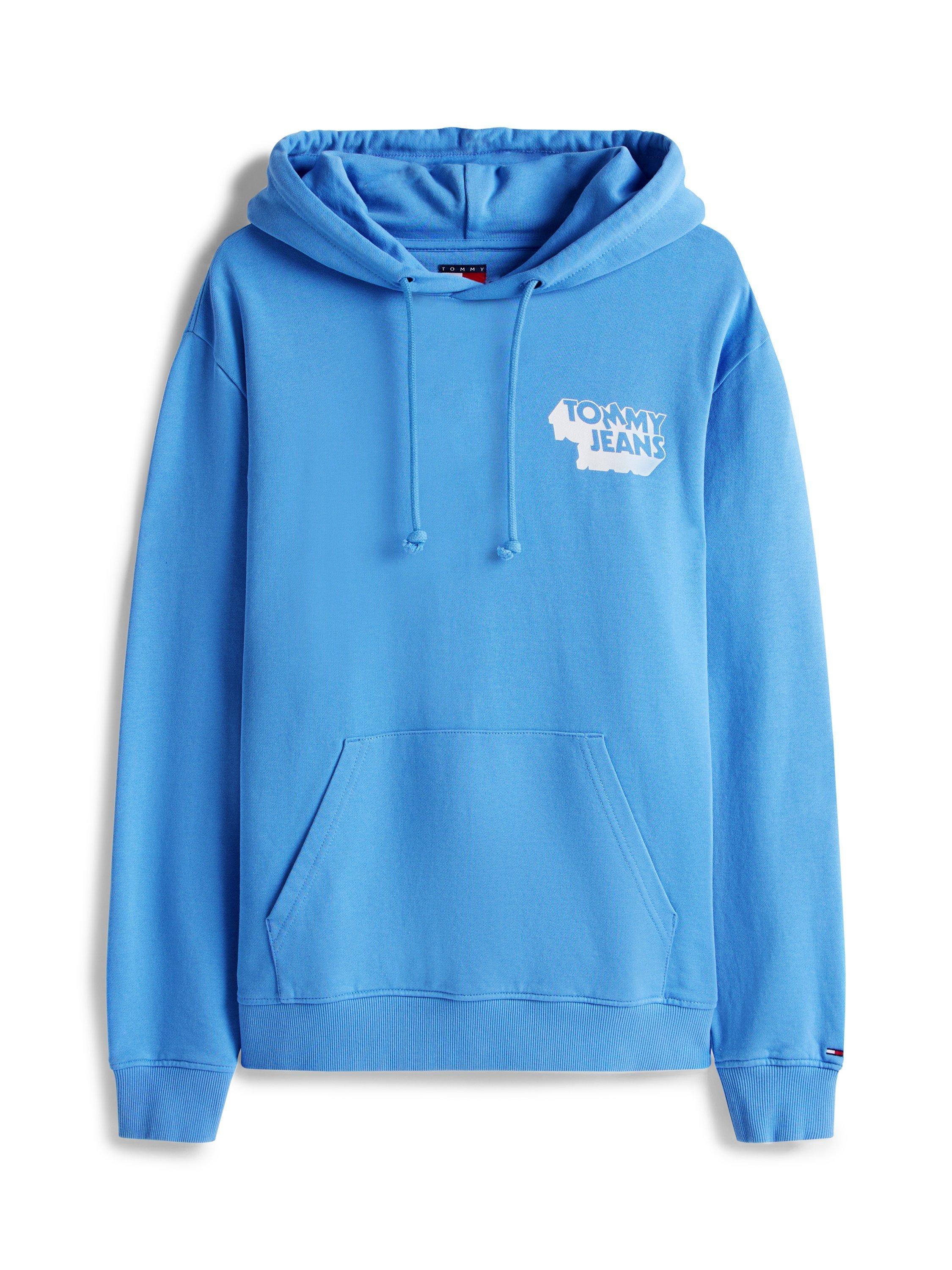Product image 5 of 5, which shows Tommy Jeans Logo Hoodie, Blue/Multi, XS