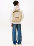 Tommy Hilfiger Tommy Jeans Graphic Bomber Jacket, Silt/Ancient White