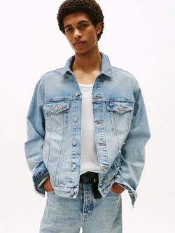 Tommy Jeans Denim Trucker Jacket, Light Blue, Light Blue