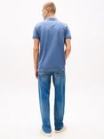 Tommy Jeans Cotton Slim Fit Short Sleeve Polo Shirt, Blue Navy