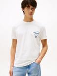 Tommy Jeans Cotton Regular Fit Short Sleeve Cities Graphic T-Shirt, Ecru