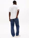 Tommy Jeans Cotton Regular Fit Short Sleeve Graphic T-Shirt, Oatmeal/Multi