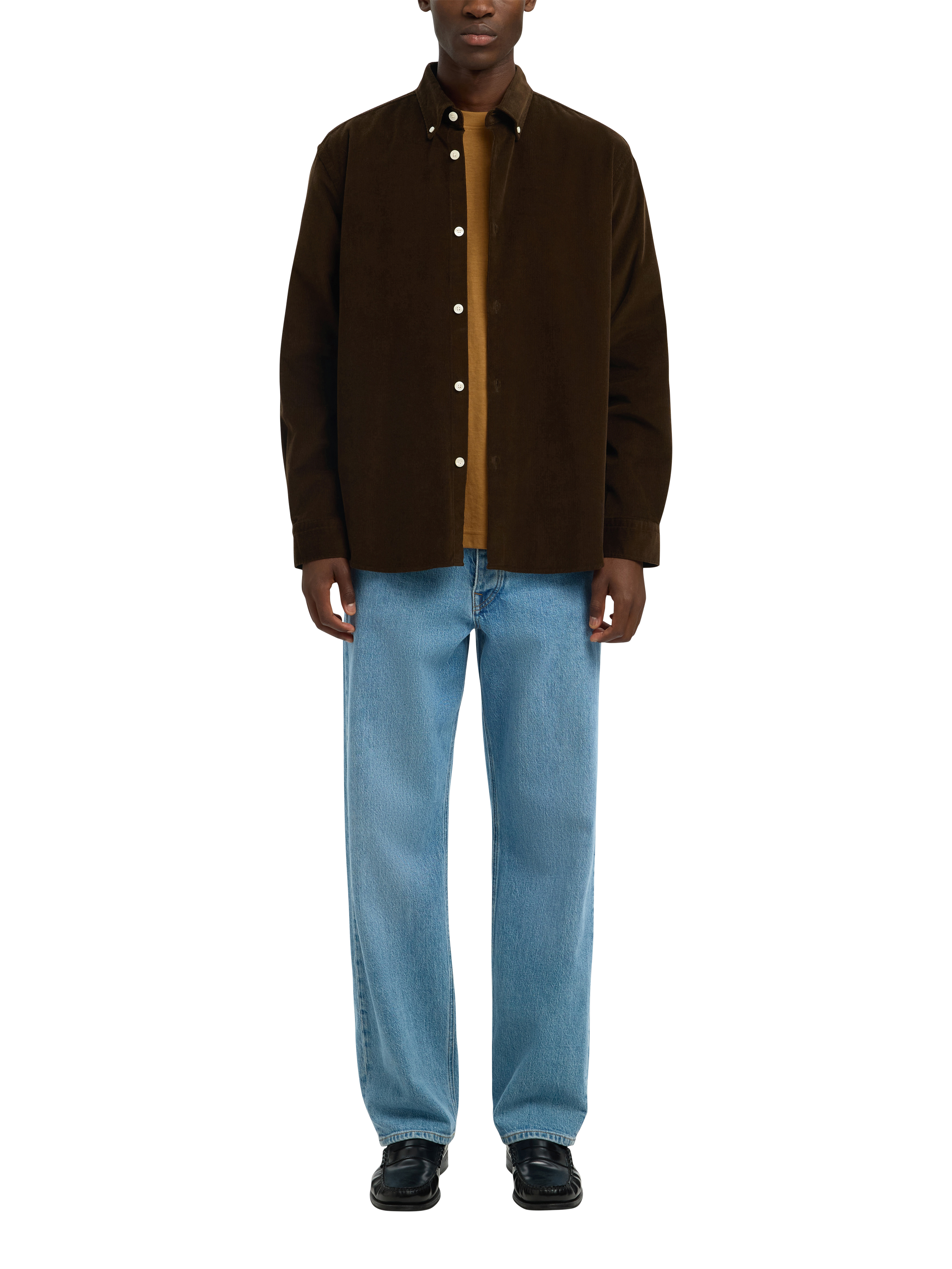 Product image 3 of 6, which shows Selected Danni Cotton Regular Fit Shirt, Demitasse, S