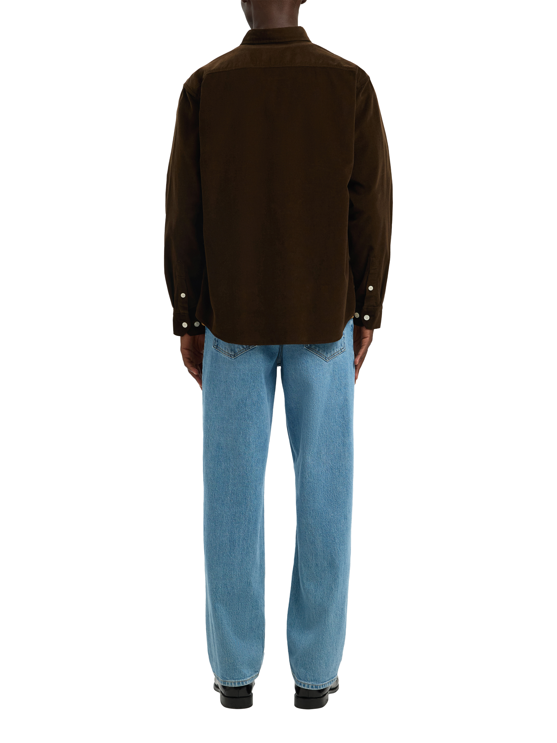 Product image 4 of 6, which shows Selected Danni Cotton Regular Fit Shirt, Demitasse, S