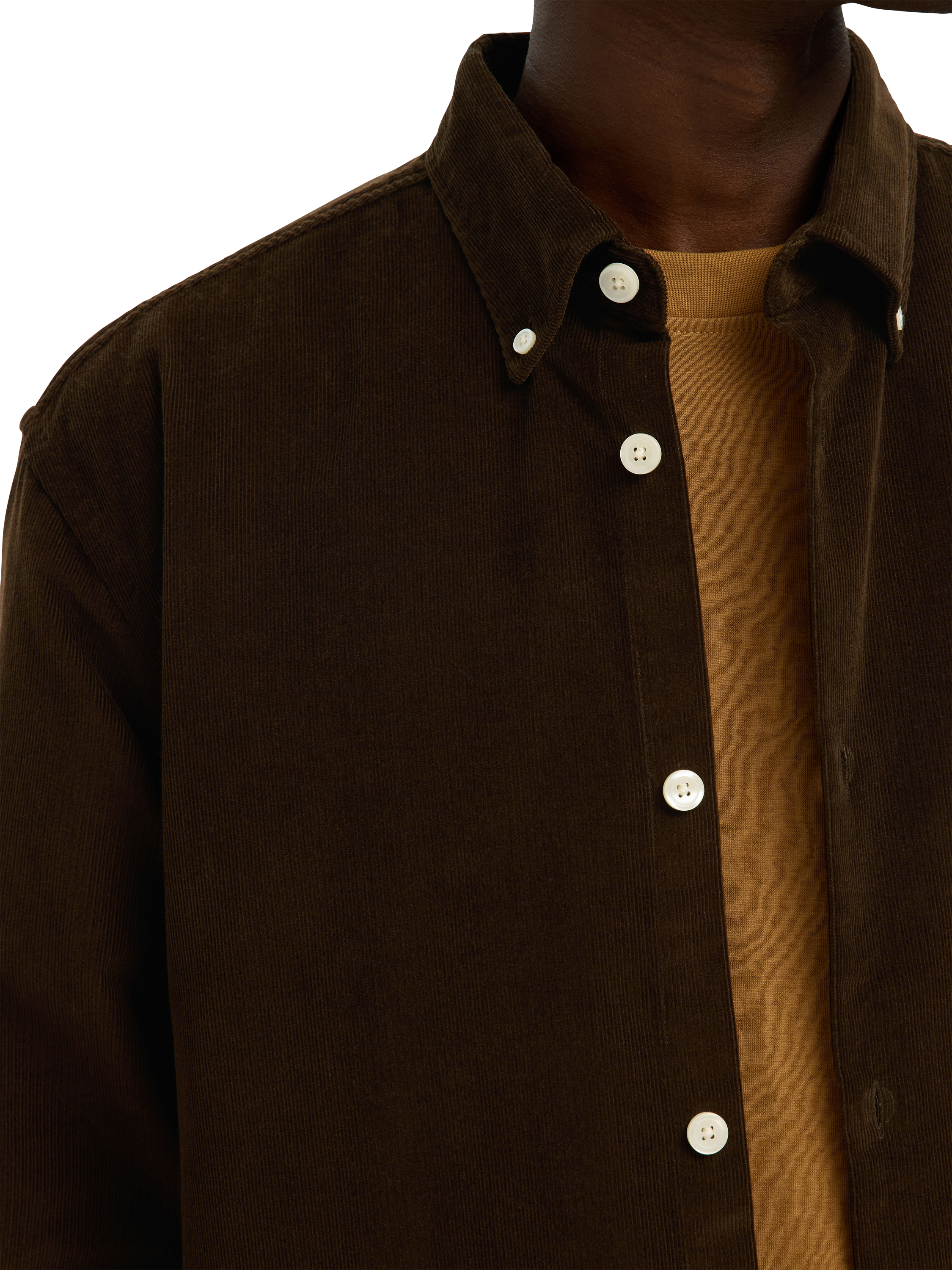 Product image 5 of 6, which shows Selected Danni Cotton Regular Fit Shirt, Demitasse, S