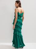 Phase Eight Keegan Tiered Maxi Dress, Green