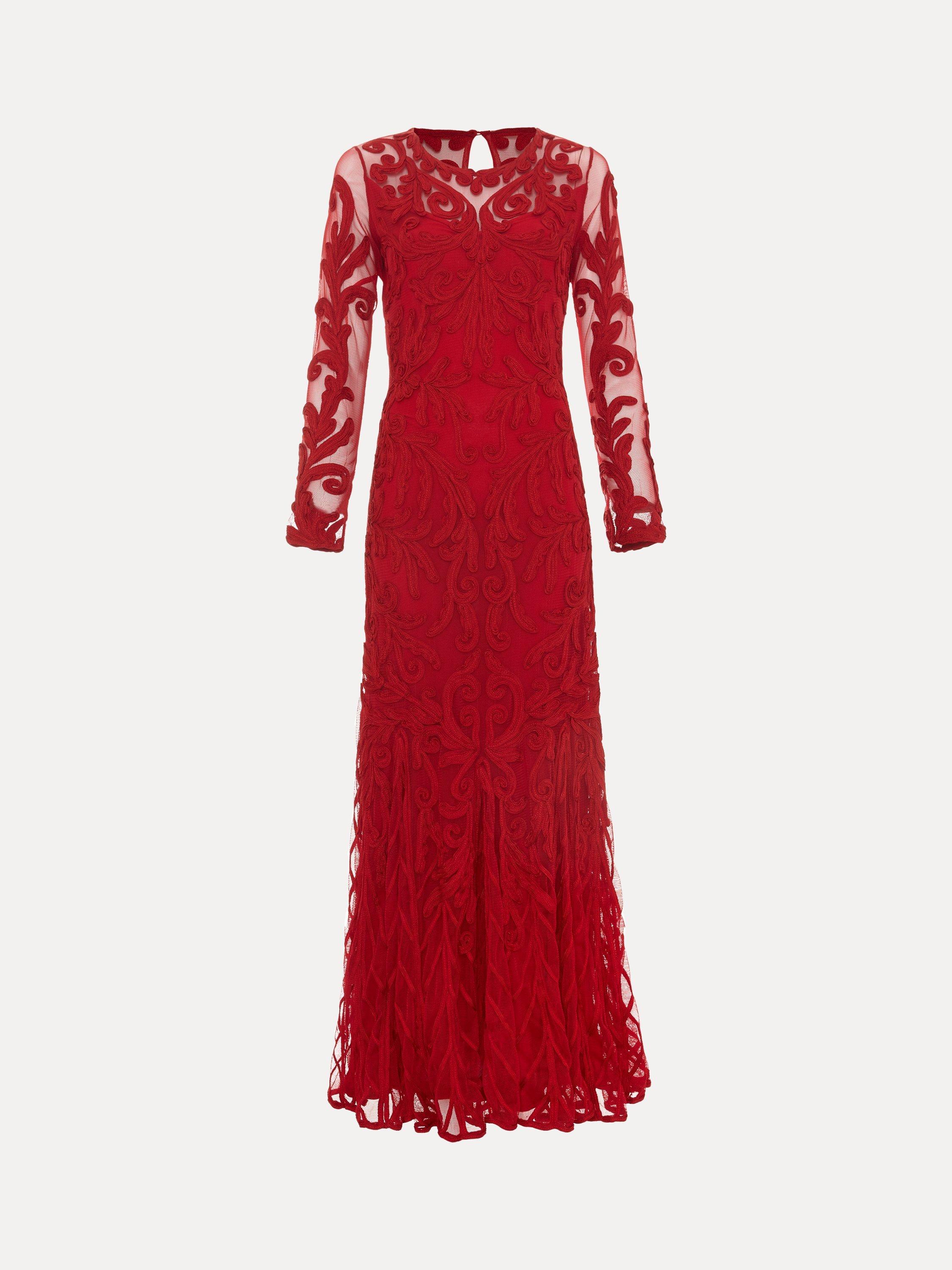 【関税込】PhaseEight ドレス☆Phoenix Embroidered Long Sleeve Phase Eight Phoenix Embroidered Long Sleeve Mermaid Maxi Dress