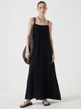 HUSH Carmen Maxi Dress, Black