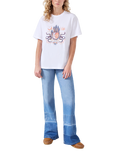 Hayley Menzies Written in the Stars Embellished T-Shirt, White