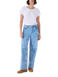 Hayley Menzies Paisley Boyfriend Jeans, Blue