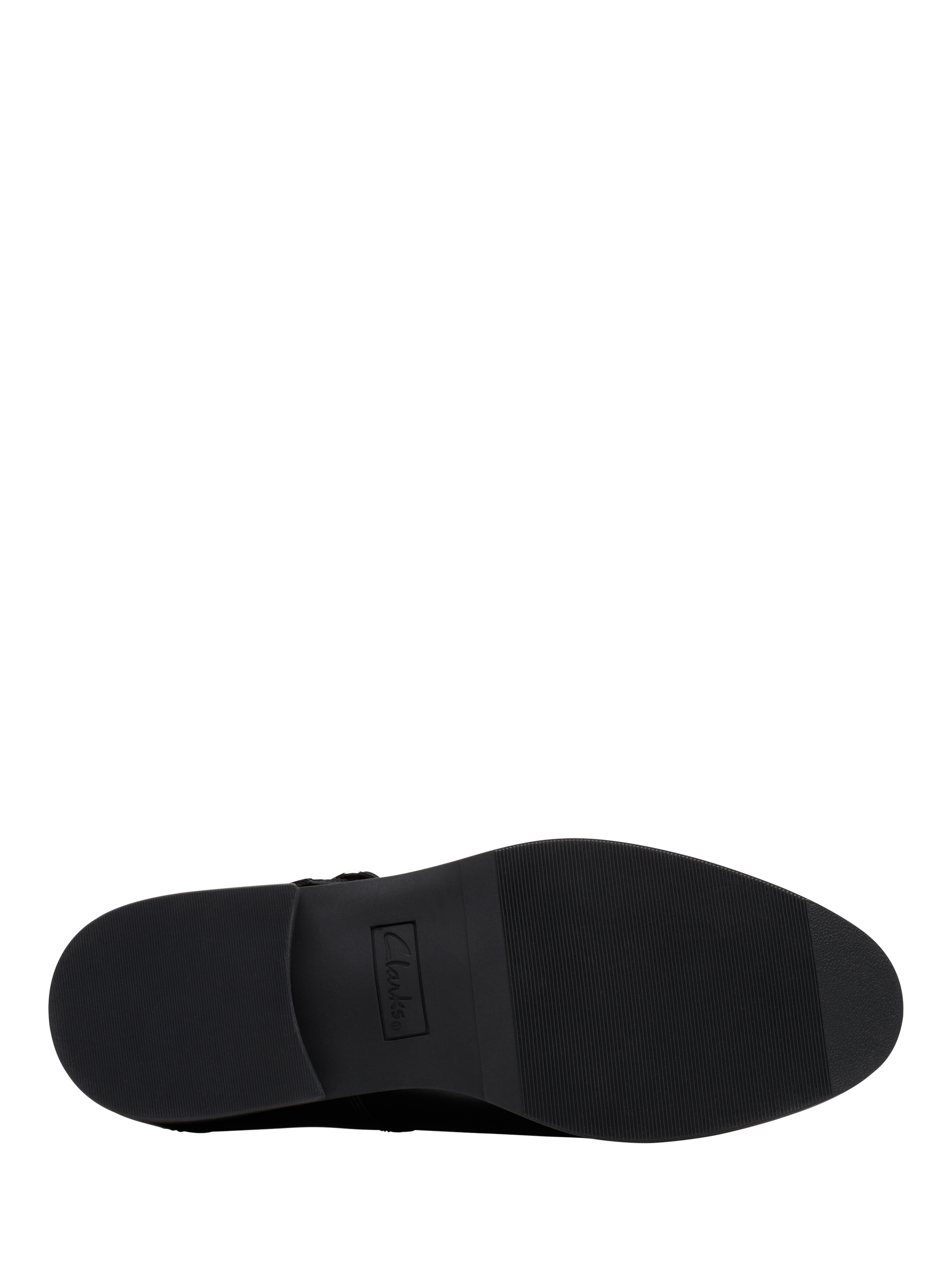 Product image 3 of 6, which shows Clarks Kids' Tapa Hope Y Buckle School Shoes, Black Patent, 3 F