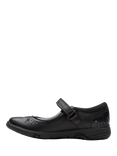 Clarks Kids' Relda Wish Leather Unicorn Shoes, Black Leather