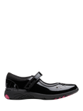Clarks Kids' Relda Wish Leather Shoes, Black Patent