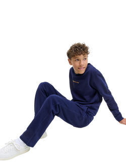 Jack & Jones Kids' Cotton Blend Drawstring Sweat Pants, Ocean Cavern - view 2, Ocean Cavern