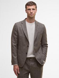 Barbour Kensington Check Blazer, Brown, Brown