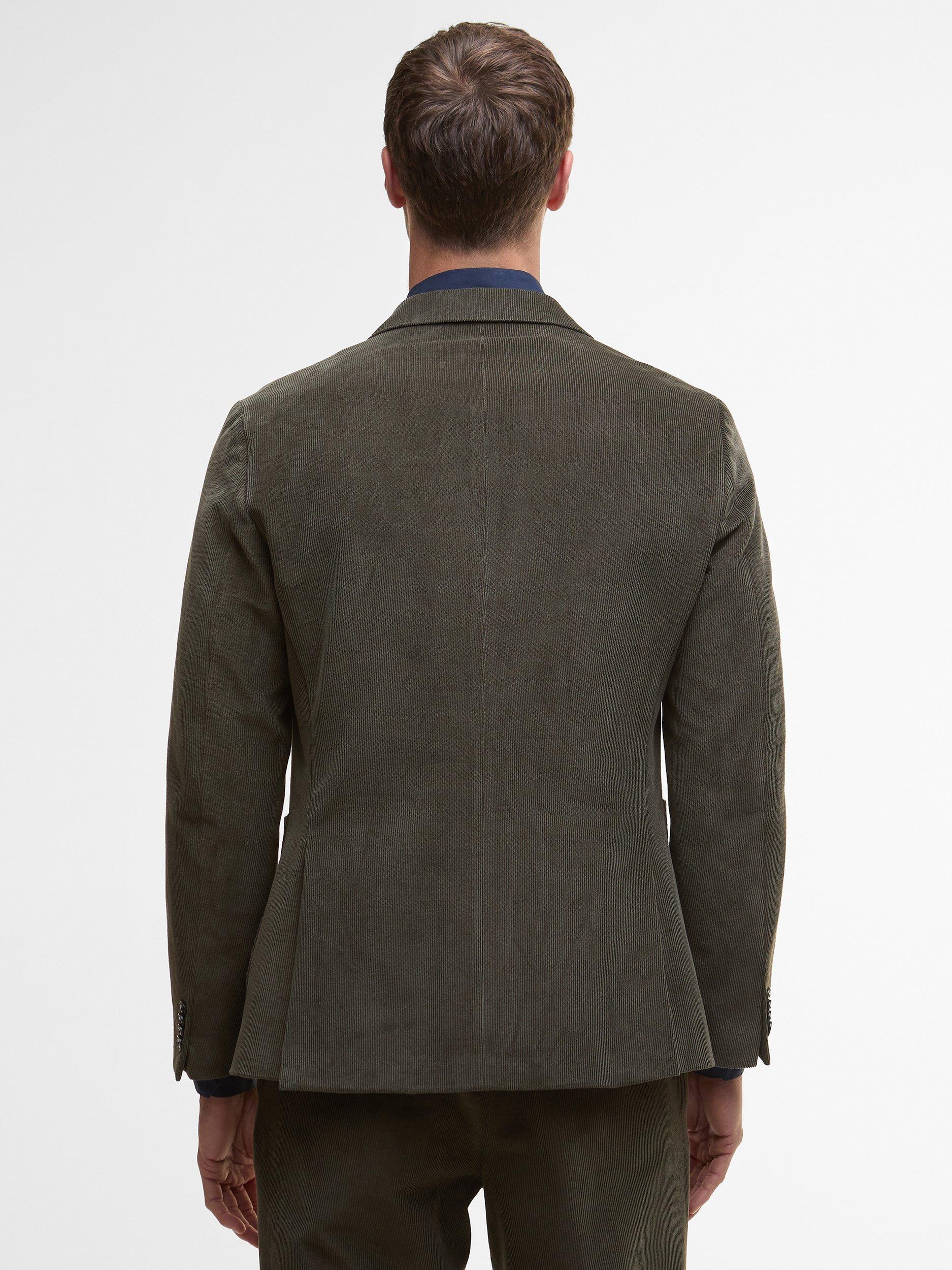 Product image 5 of 7, which shows Barbour Wallington Cord Blazer, Olive, 44R