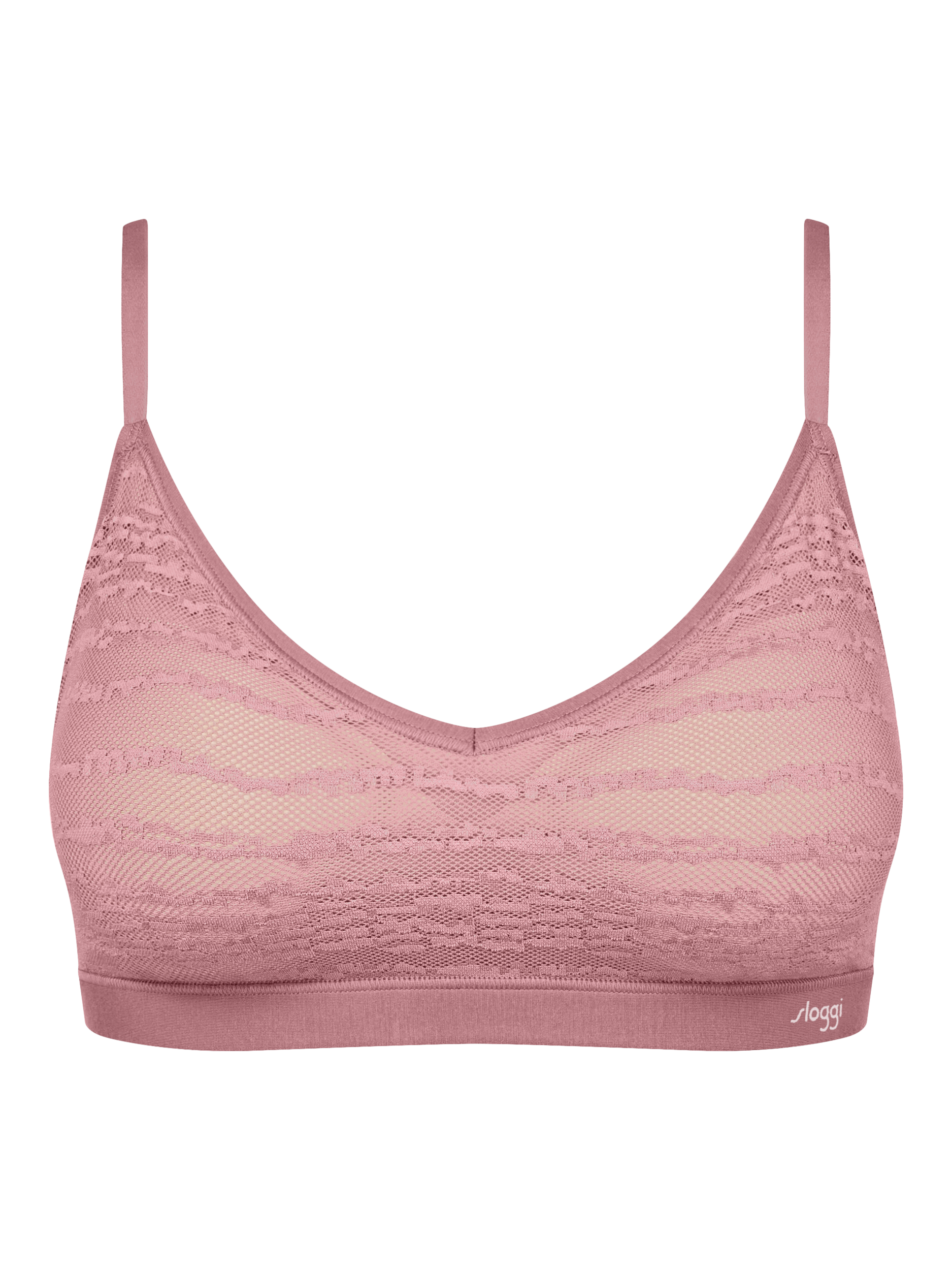 Product image 6 of 7, which shows sloggi FREE Evolve Push-Up Lace Bra, Date Night Pink, 1