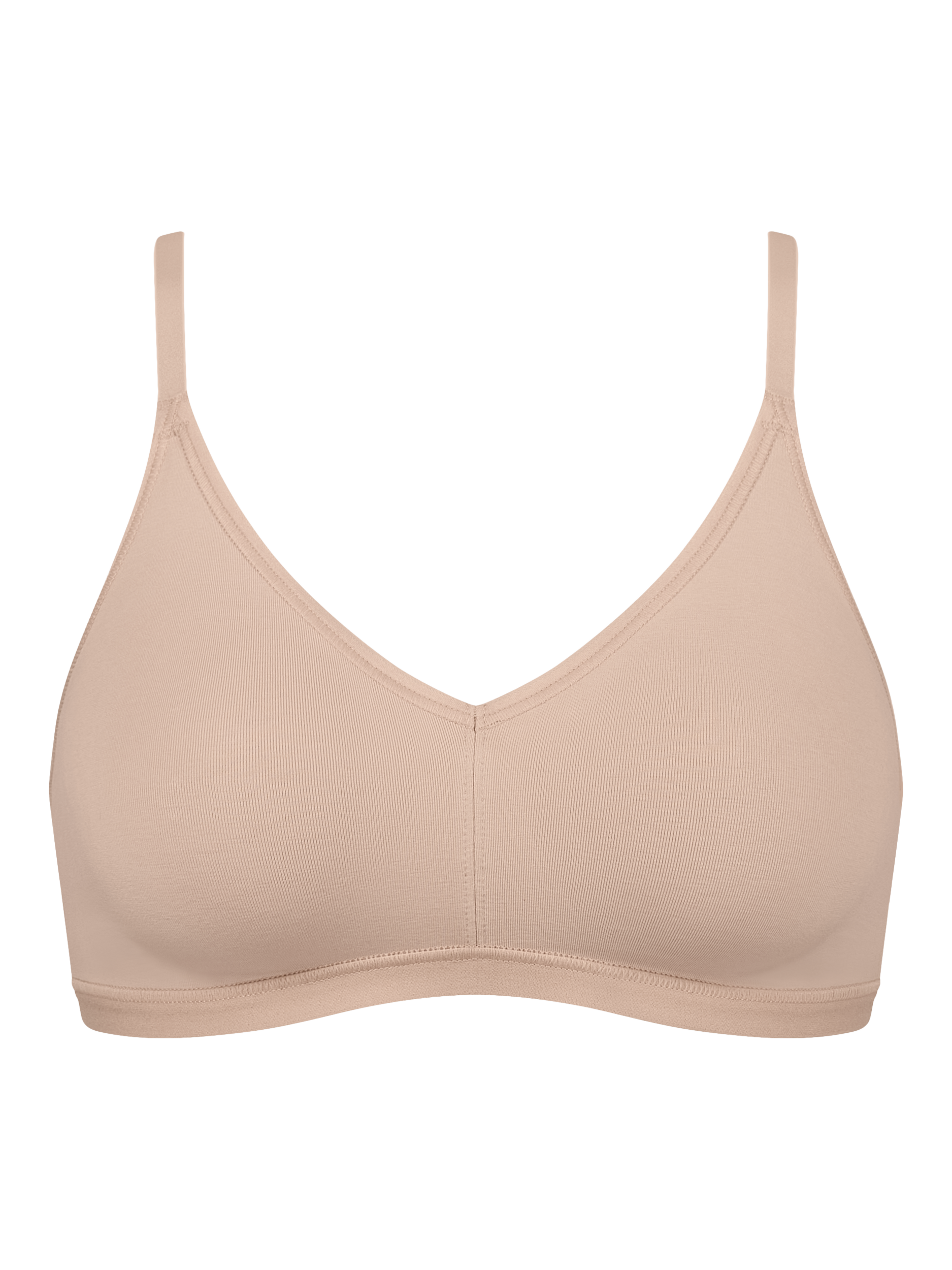 Product image 5 of 5, which shows sloggi Go Daily Cotton Soft Bra, New Beige, L