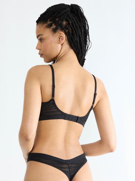 sloggi FREE Evolve Push-Up Lace Bra - view 2, Black