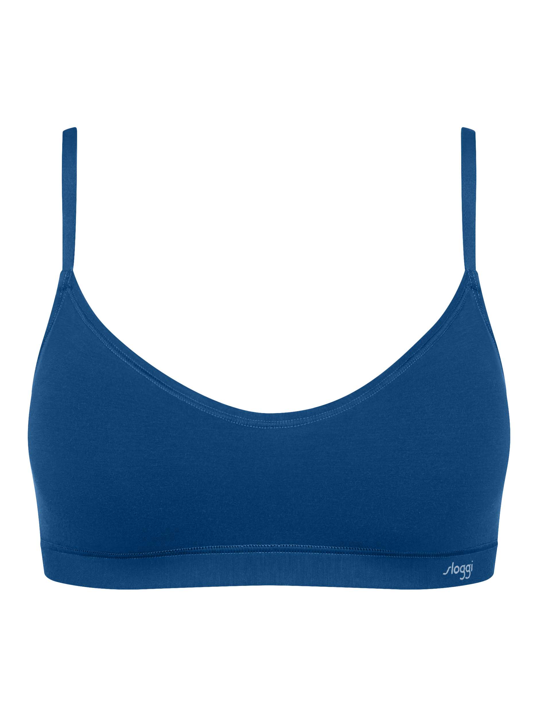Product image 6 of 7, which shows sloggi FREE Evolve Padded Bra, Blue Sapphire, 2