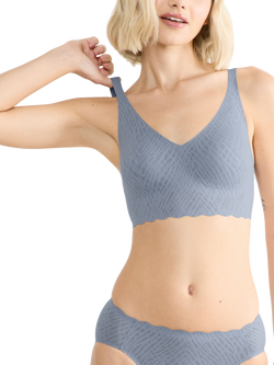 sloggi ZERO Feel Bliss Bralette, Bluish Grey, Bluish Grey