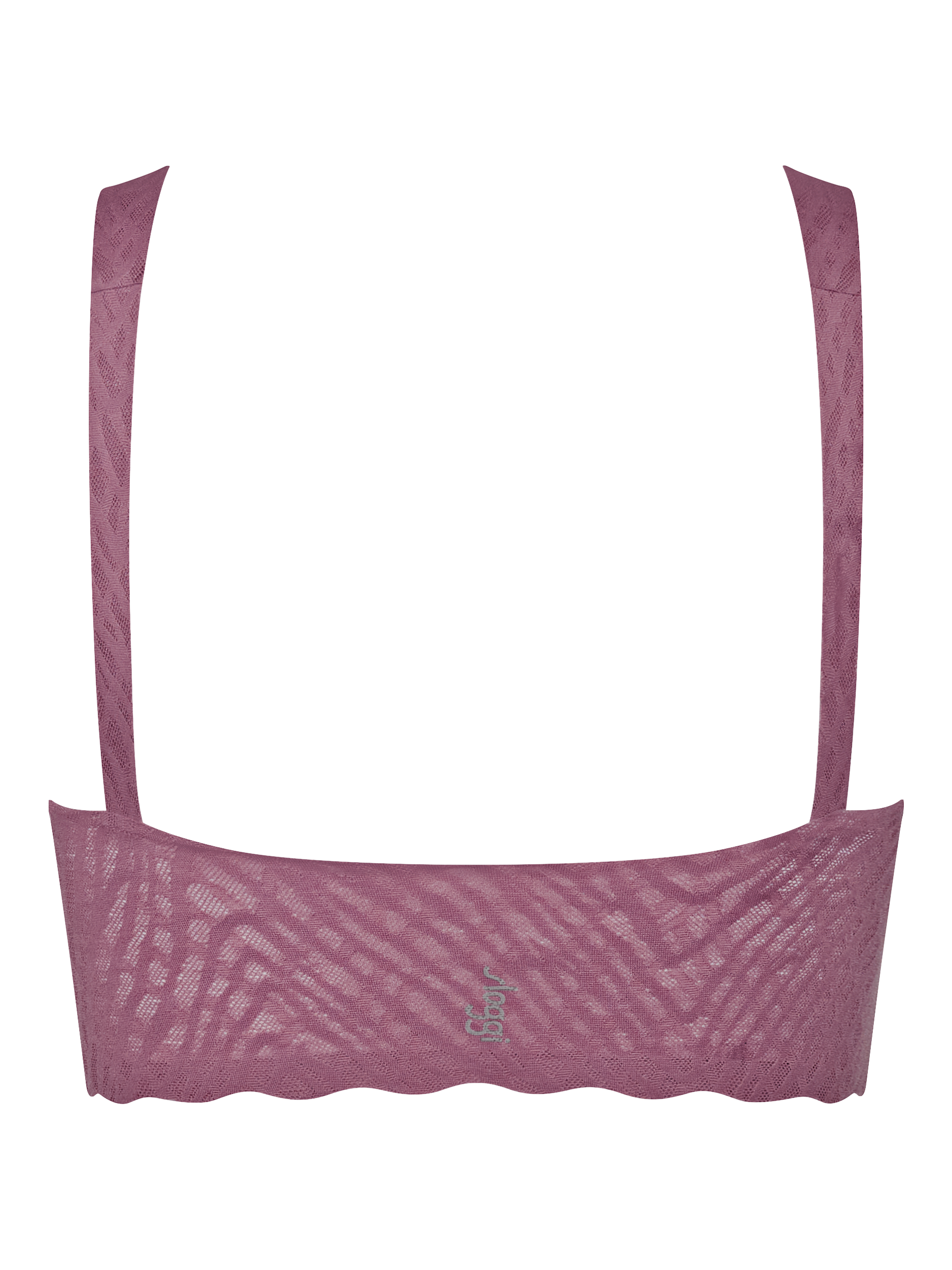 Product image 6 of 7, which shows sloggi ZERO Feel Bliss Bralette, Lila Clover, XS