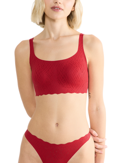 sloggi ZERO Feel Bliss Crop Top, Shanghai Red, Shanghai Red