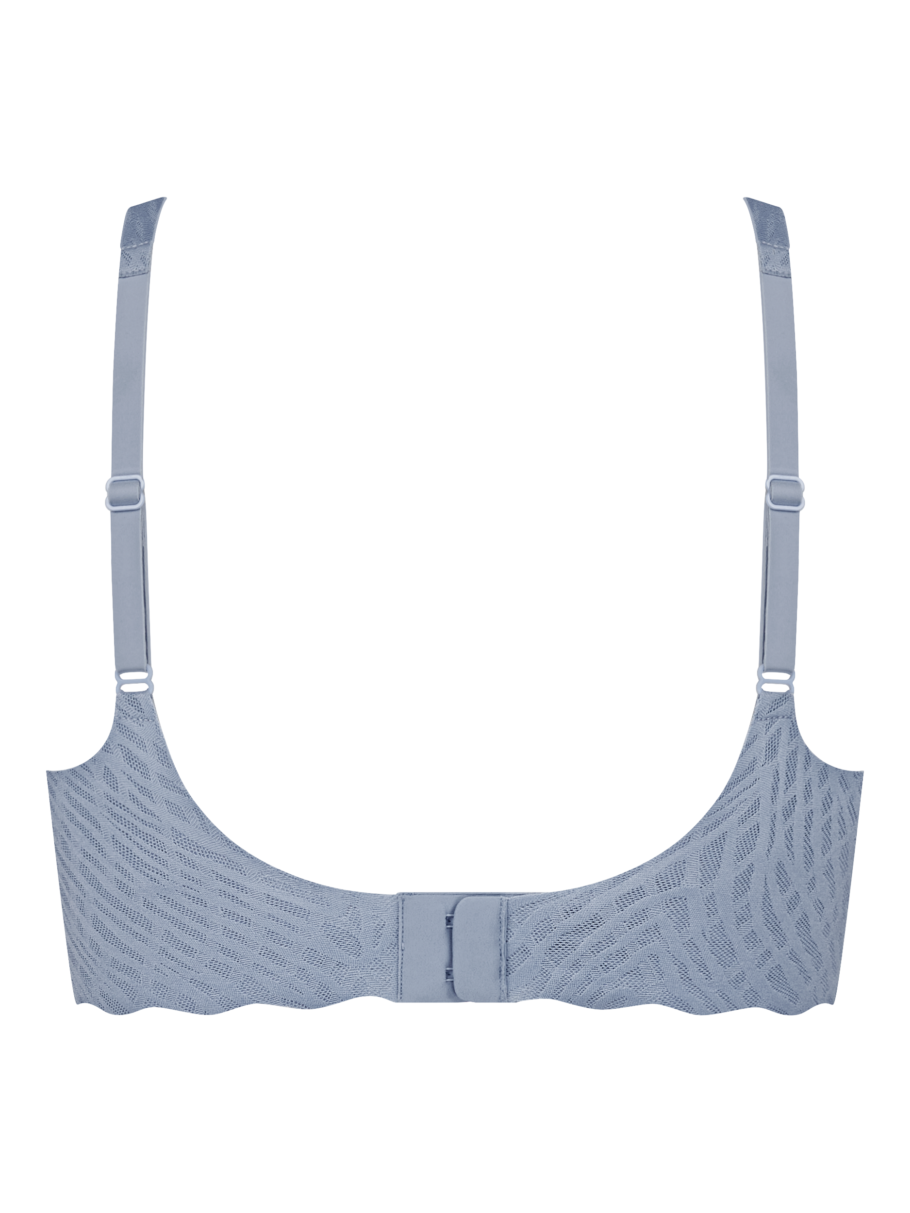 Product image 6 of 7, which shows sloggi ZERO Feel Bliss Soft Bra, Bluish Grey, L