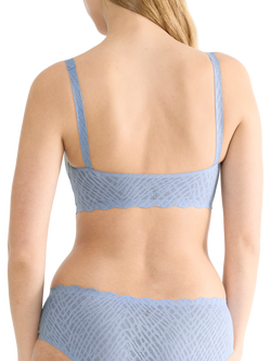 sloggi ZERO Feel Bliss Crop Top, Bluish Grey - view 2, Bluish Grey