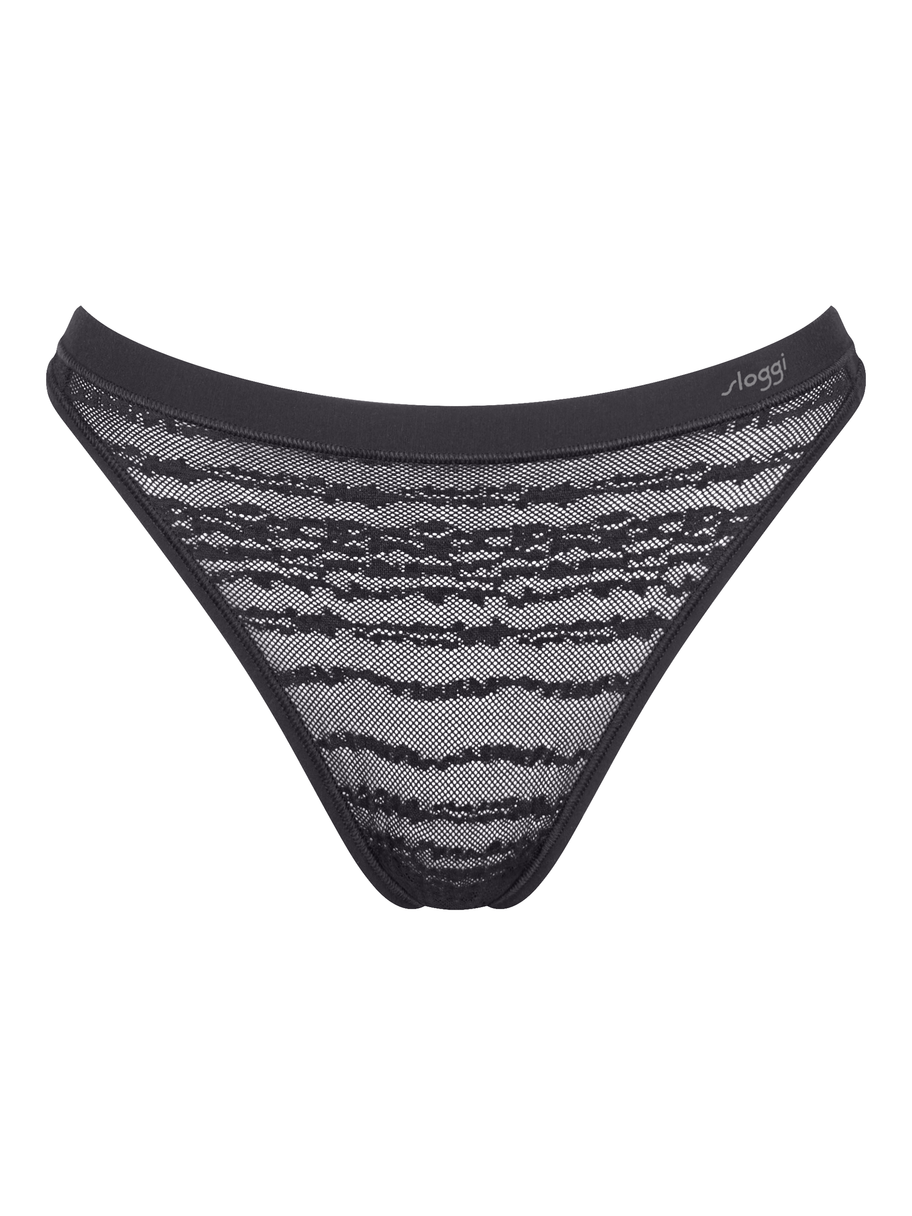 Product image 6 of 9, which shows sloggi FREE Evolve Lace String Knickers, Black, 1