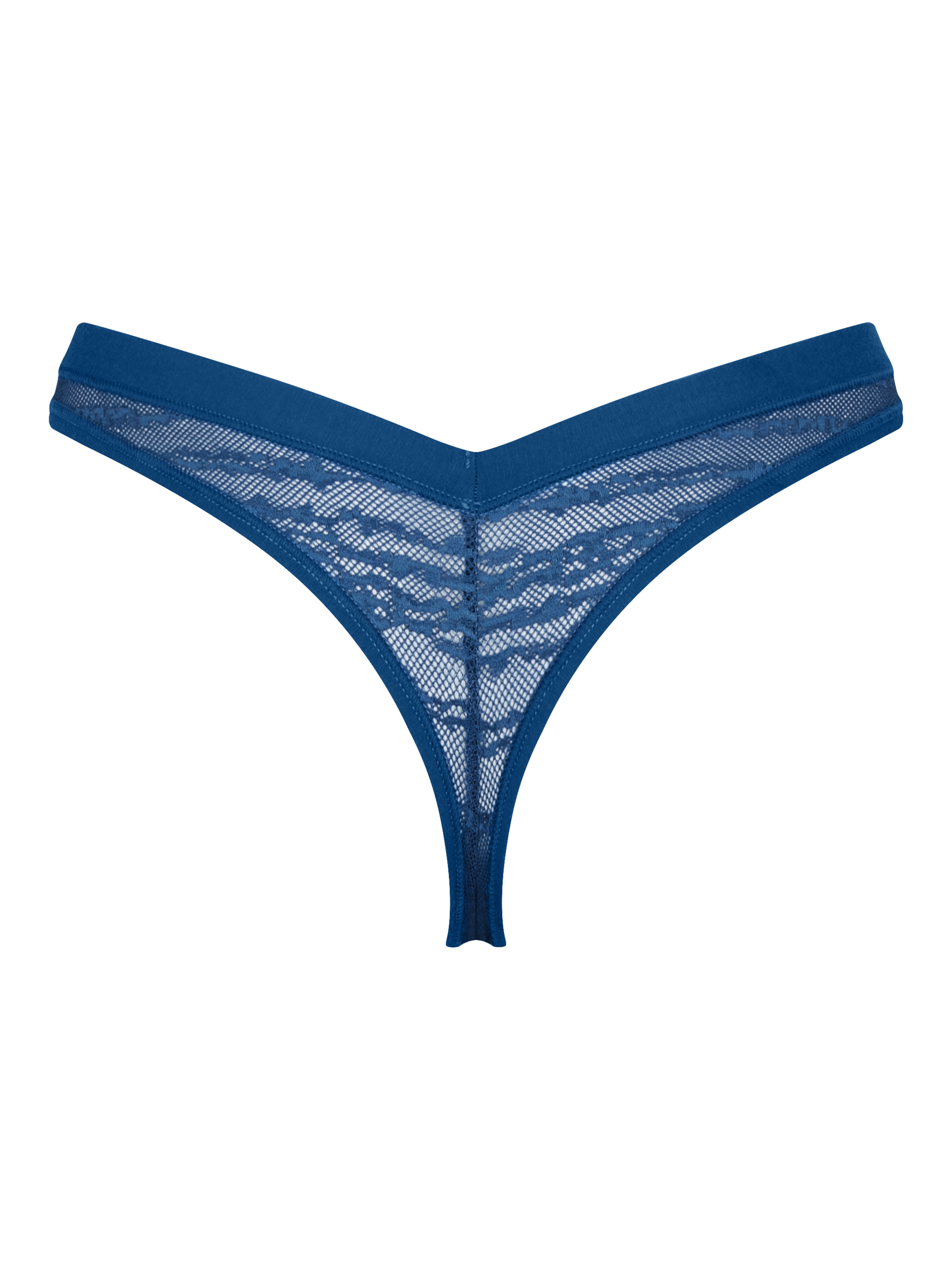 Product image 7 of 8, which shows sloggi FREE Evolve Lace Thong, Blue Sapphire, 2