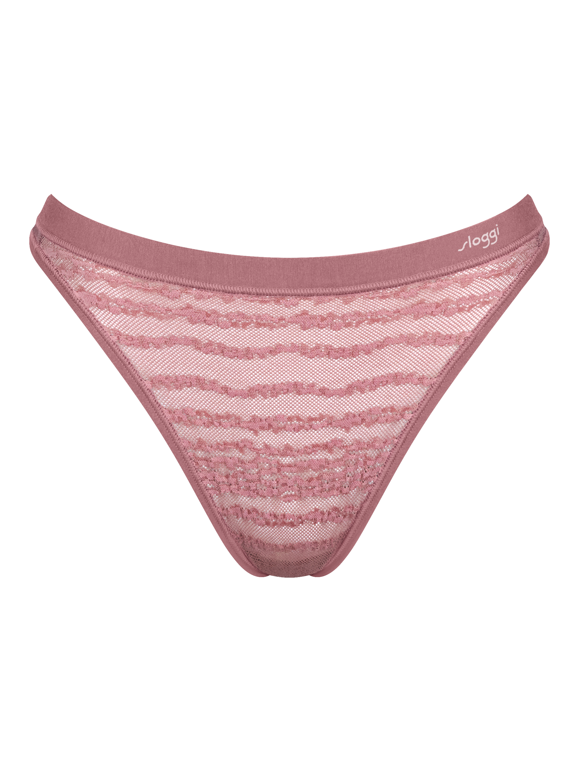 Product image 6 of 8, which shows sloggi FREE Evolve Lace String Knickers, Date Night Pink, 1