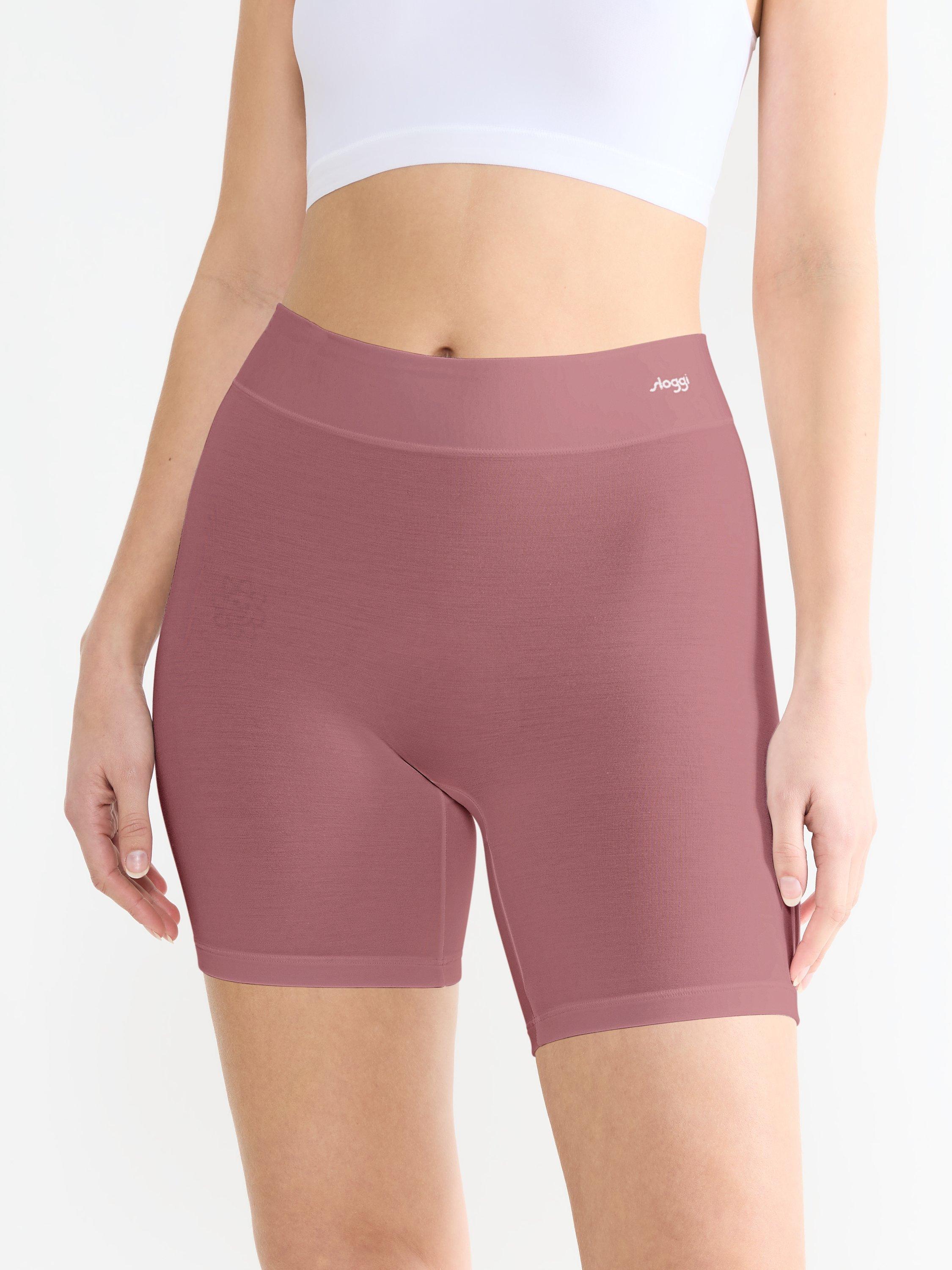 Product image 1 of 7, which shows sloggi FREE Cyclist Knickers, Date Night Pink, 1