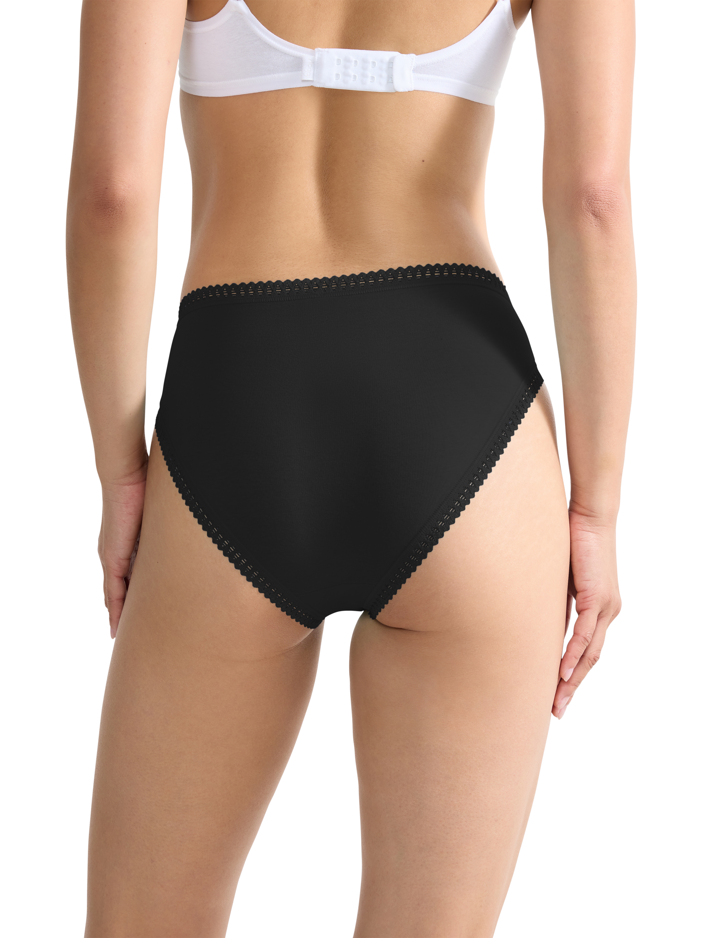 Product image 3 of 7, which shows sloggi GO Crush High Leg Knickers, Pack of 3, Black, L