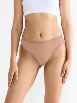 sloggi GO Crush High Leg Knickers, Pack of 3 - view 2, Cameo Brown