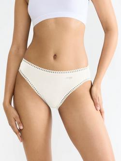 sloggi GO Crush High Leg Knickers, Pack of 3 - view 2, Silk White