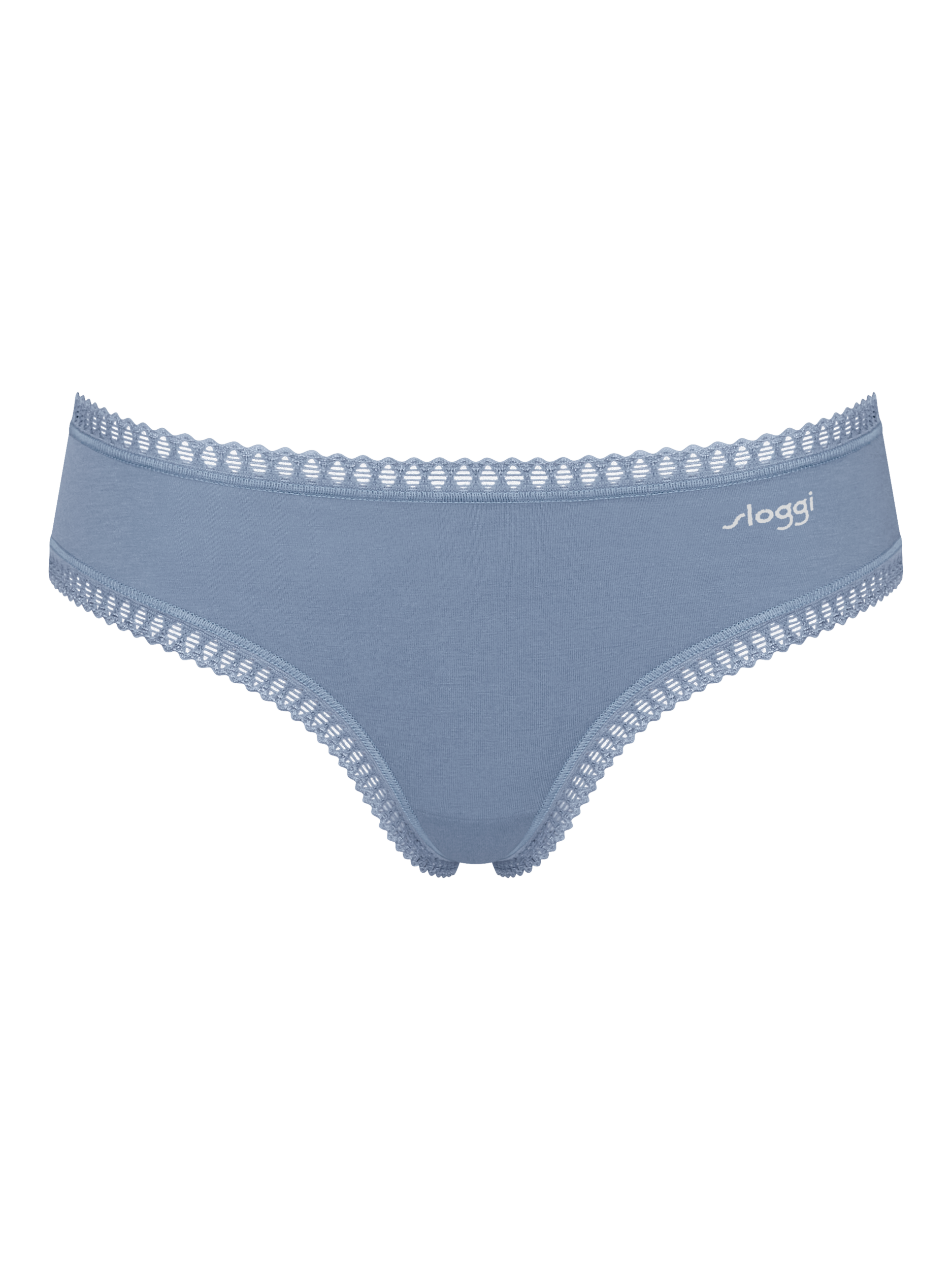 Product image 8 of 9, which shows sloggi GO Crush Hipster Knickers, Pack of 3, Blue/Multi, L