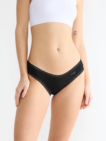 sloggi GO Crush Mini Briefs, Pack of 3 - view 2, Black