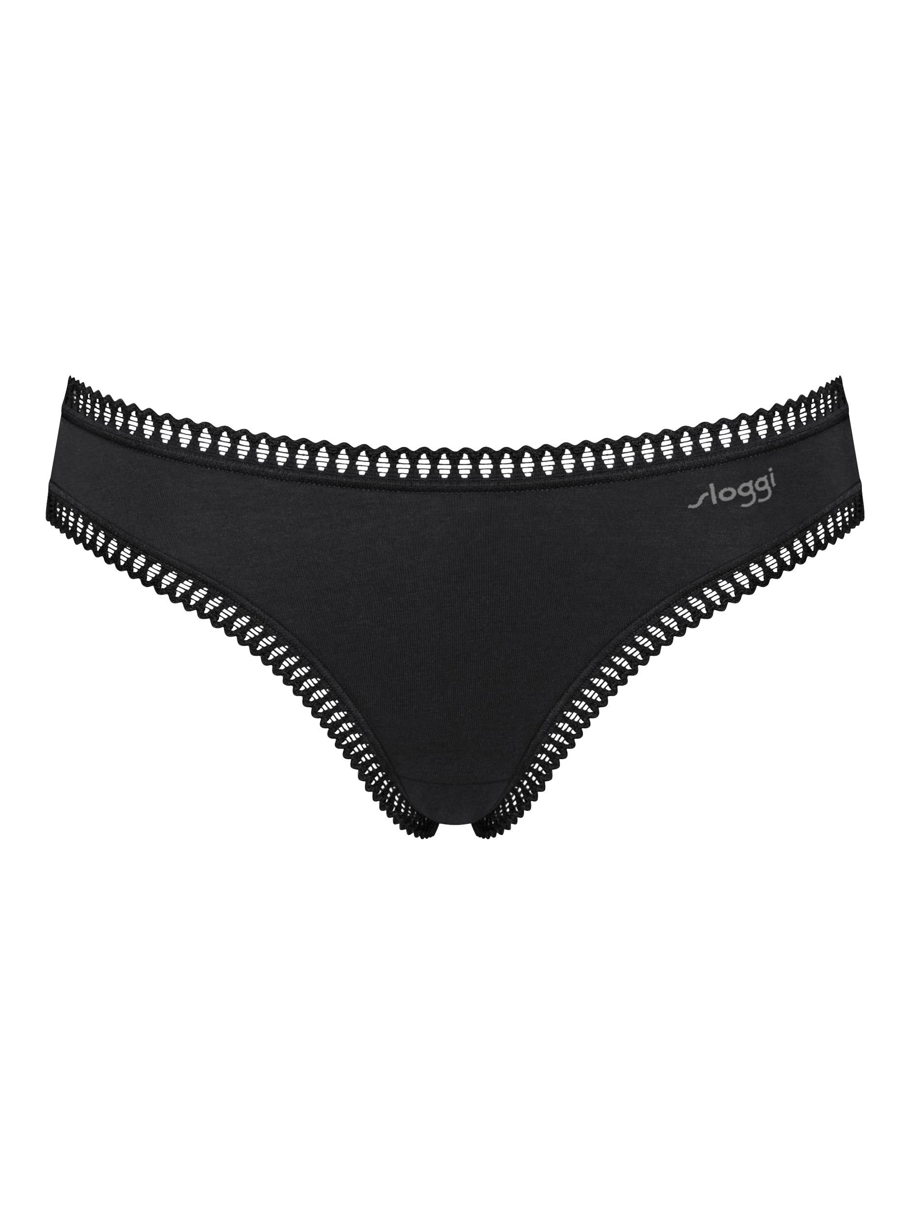 Product image 6 of 7, which shows sloggi GO Crush Mini Briefs, Pack of 3, Black, L