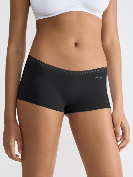 sloggi GO Crush Short Knickers, Pack of 3 - view 2, Black