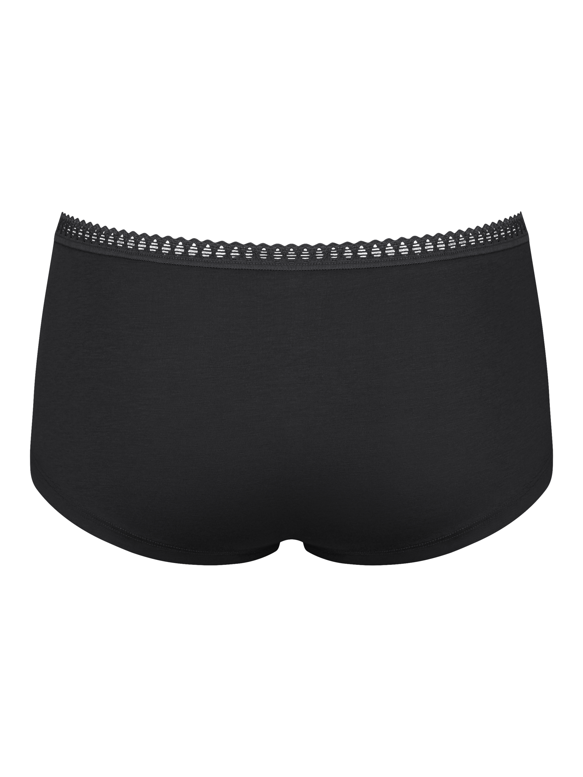 Product image 7 of 7, which shows sloggi GO Crush Short Knickers, Pack of 3, Black, L