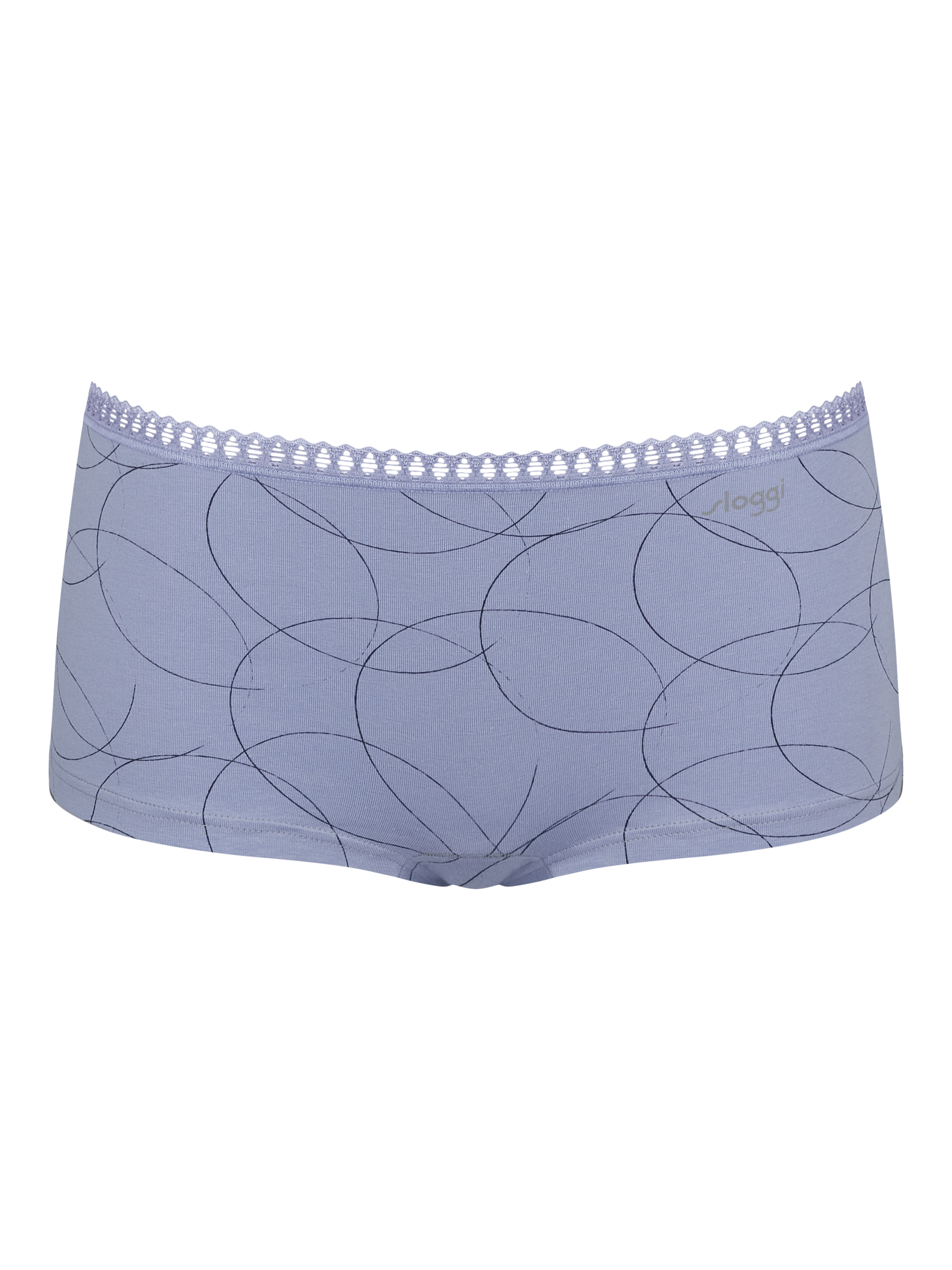 Product image 9 of 9, which shows sloggi GO Crush Shorty Knickers, Green/Multi, S