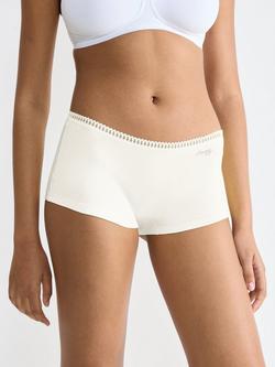 sloggi GO Crush Short Knickers, Pack of 3 - view 2, Silk White