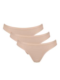 sloggi Go Daily Cotton Bikini Knickers, Pack of 3, New Beige, New Beige