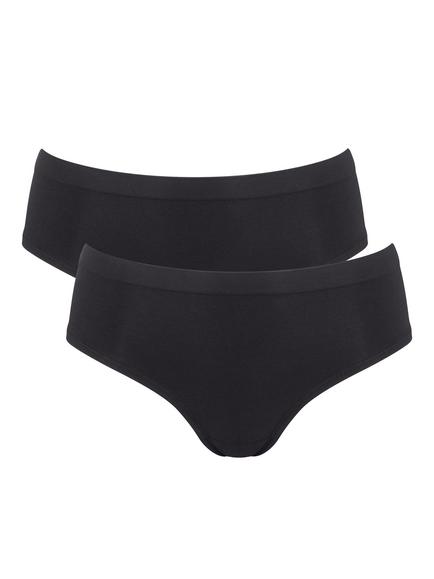 sloggi GO Sense Hipster Knickers, Pack of 2, Black