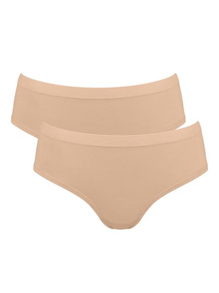 sloggi GO Sense Hipster Knickers, Pack of 2, Peanut Butter