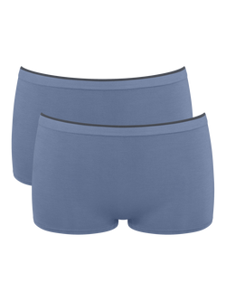 sloggi GO Sense Shorty Knickers, Blue Shadow, Blue Shadow