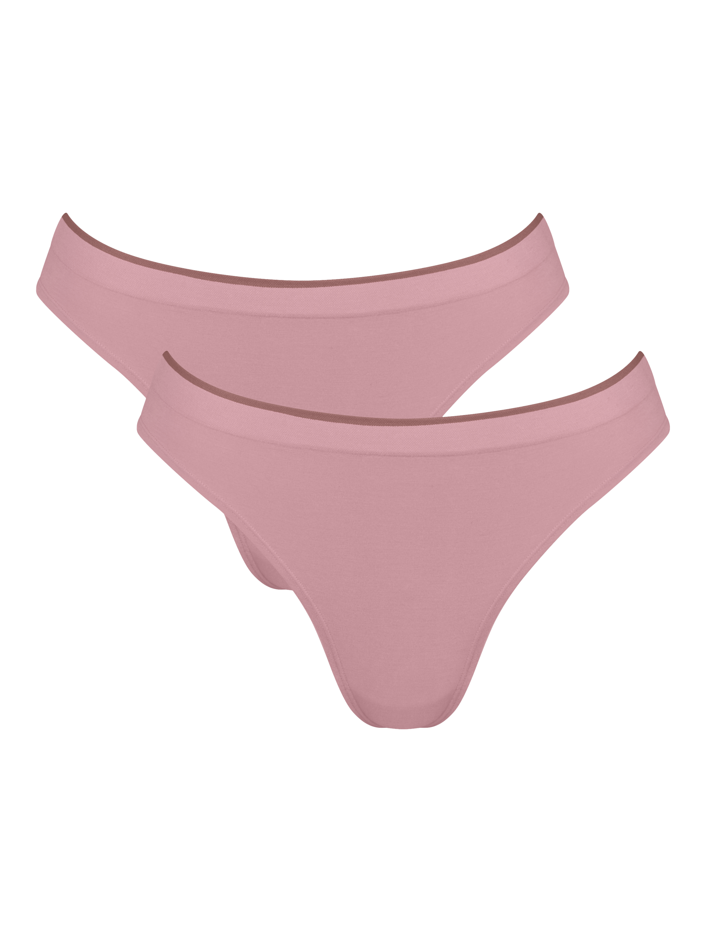 Product image 1 of 7, which shows sloggi GO Sense Tanga Knickers, Tea Rose, L